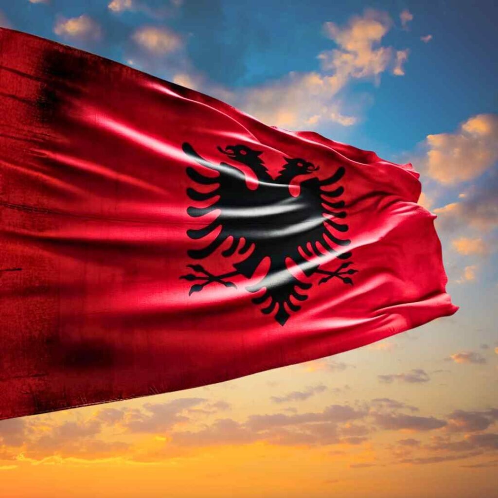 Albania Flag DP Photos