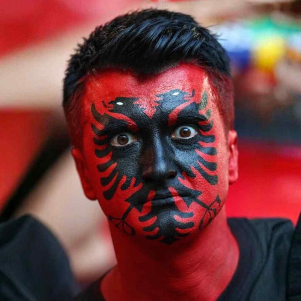 Albania Flag Wallpaper