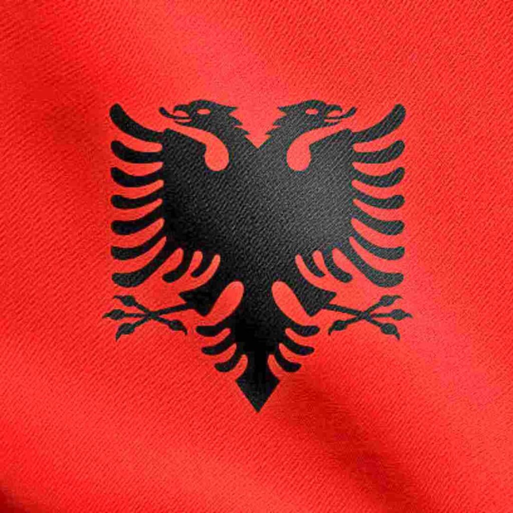Albania Flag Wallpaper