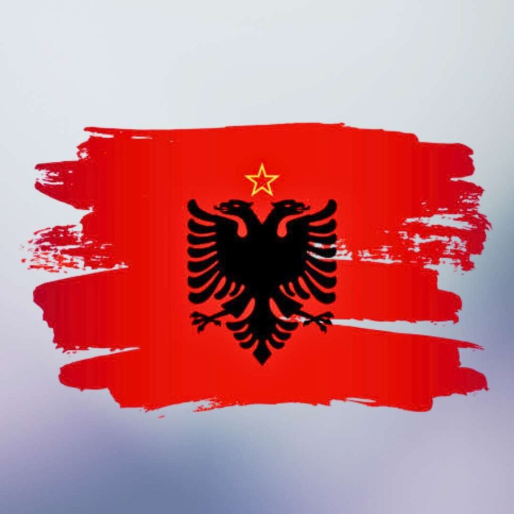 Albania Flag Wallpaper