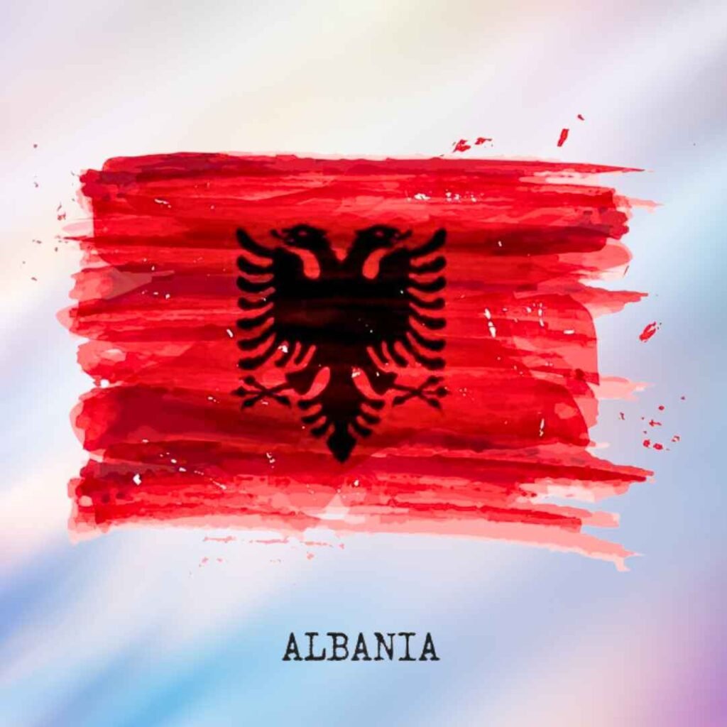 Albania Flag DP