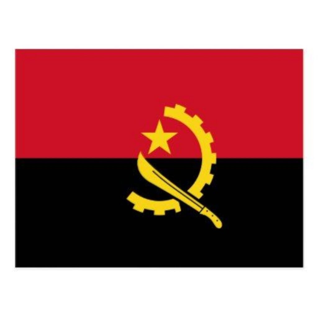 Angola Flag Colors