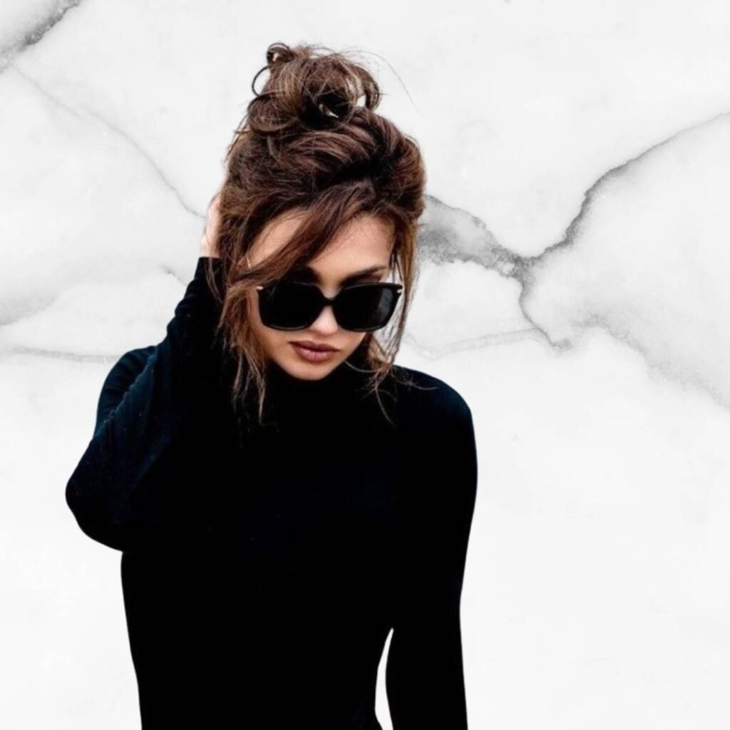 Attitude Girls DP Black And White