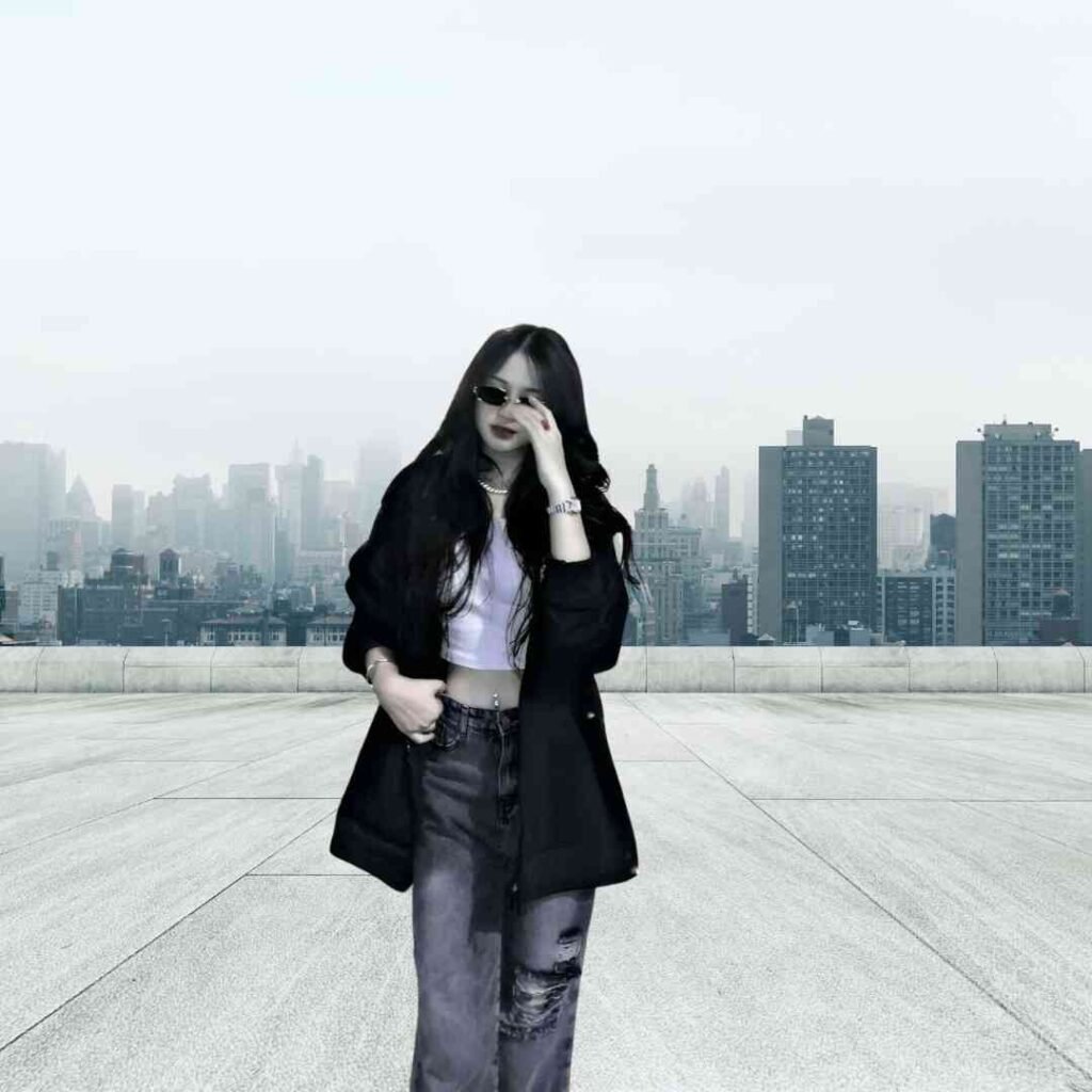 Stylish Attitude Girls DP Black