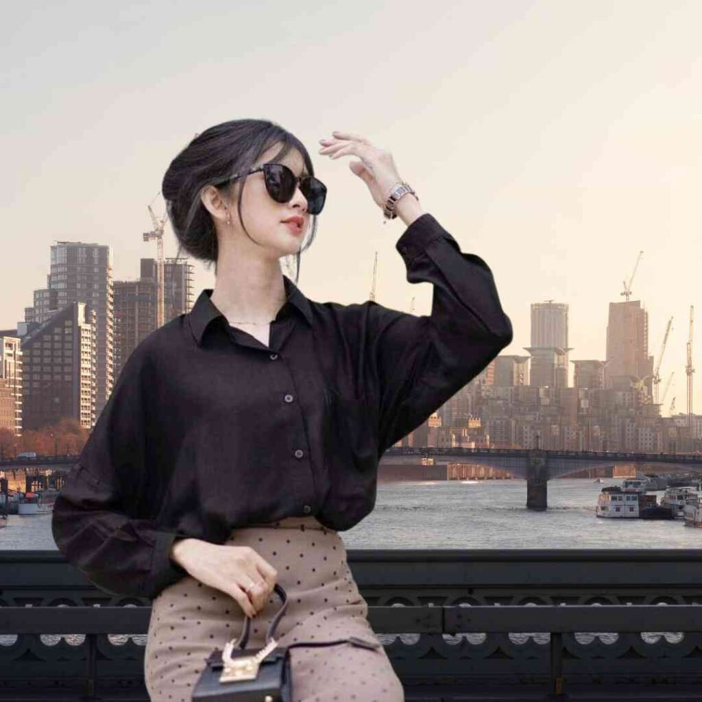 Stylish Attitude Girls DP Black