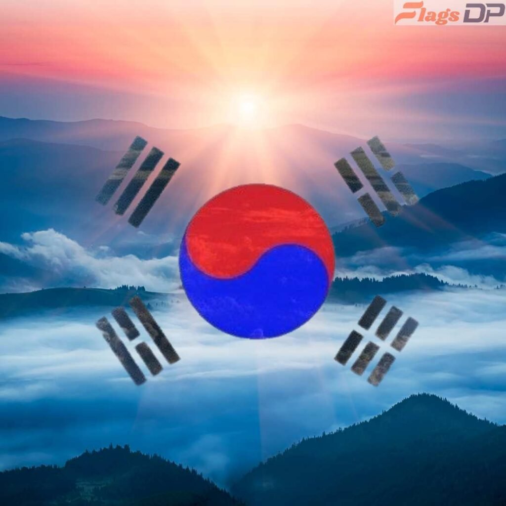 South Korea Flag DP Pics