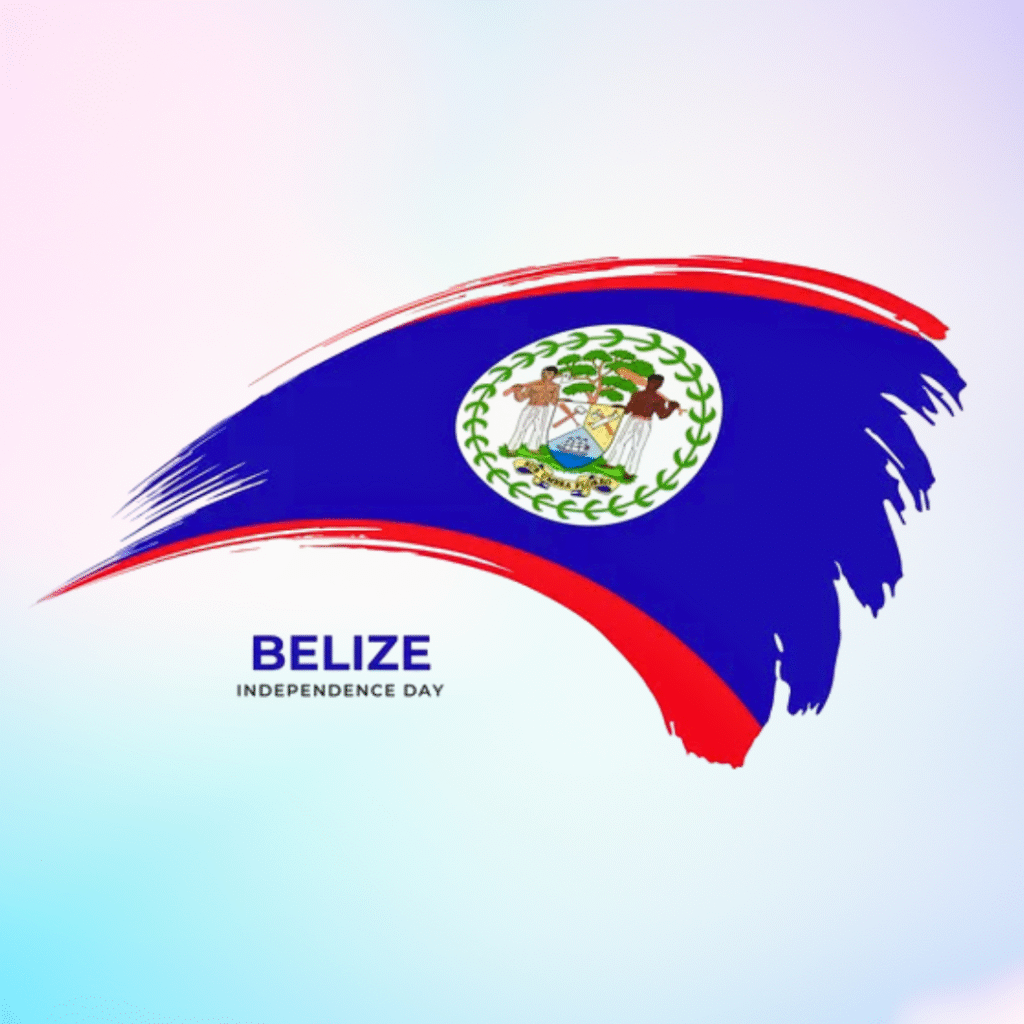 Belize Flag DP