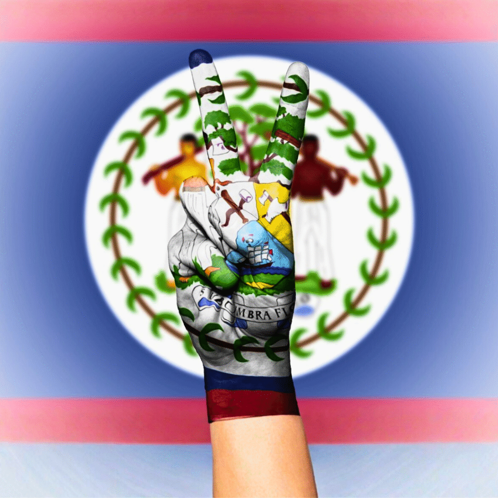 Belize Flag DP
