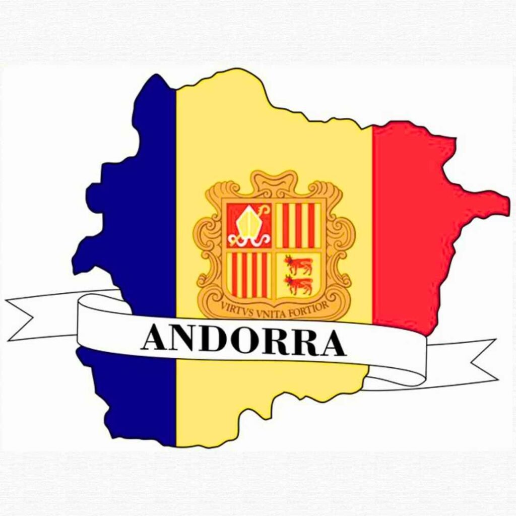 Andorra Flag DP