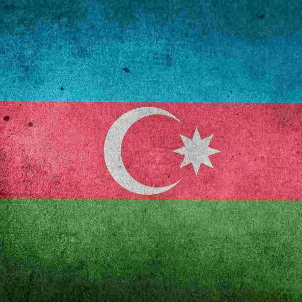 Azerbaijan Flag DP