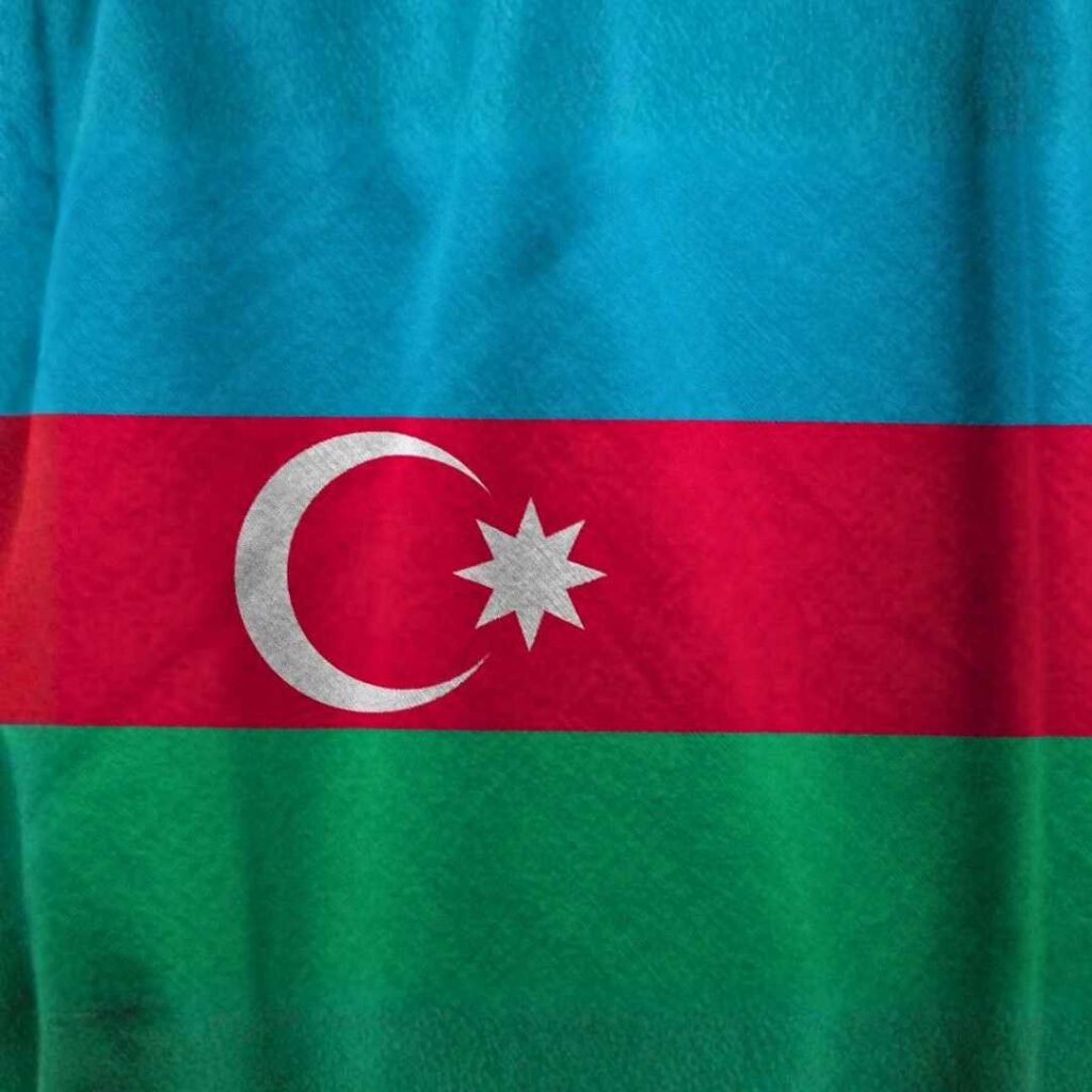 Azerbaijan Flag DP