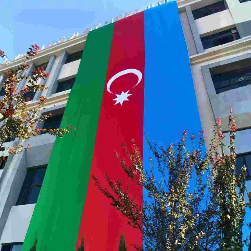 Azerbaijan Flag DP
