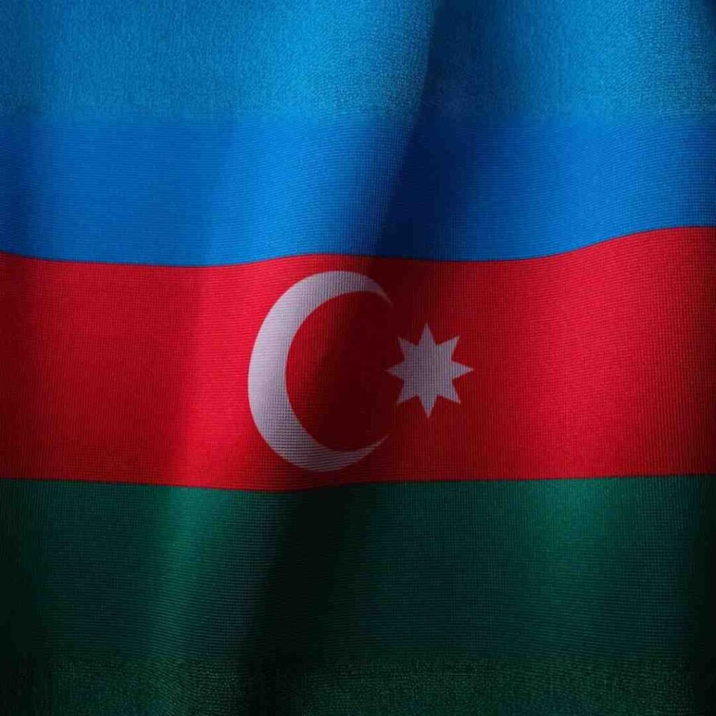 Azerbaijan Flag DP
