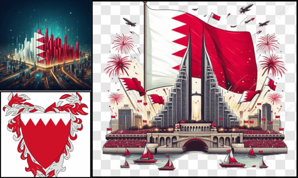 Bahrain Flag DP