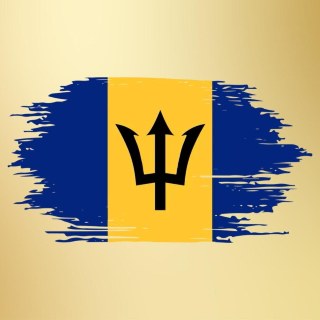 Barbados Flag DP