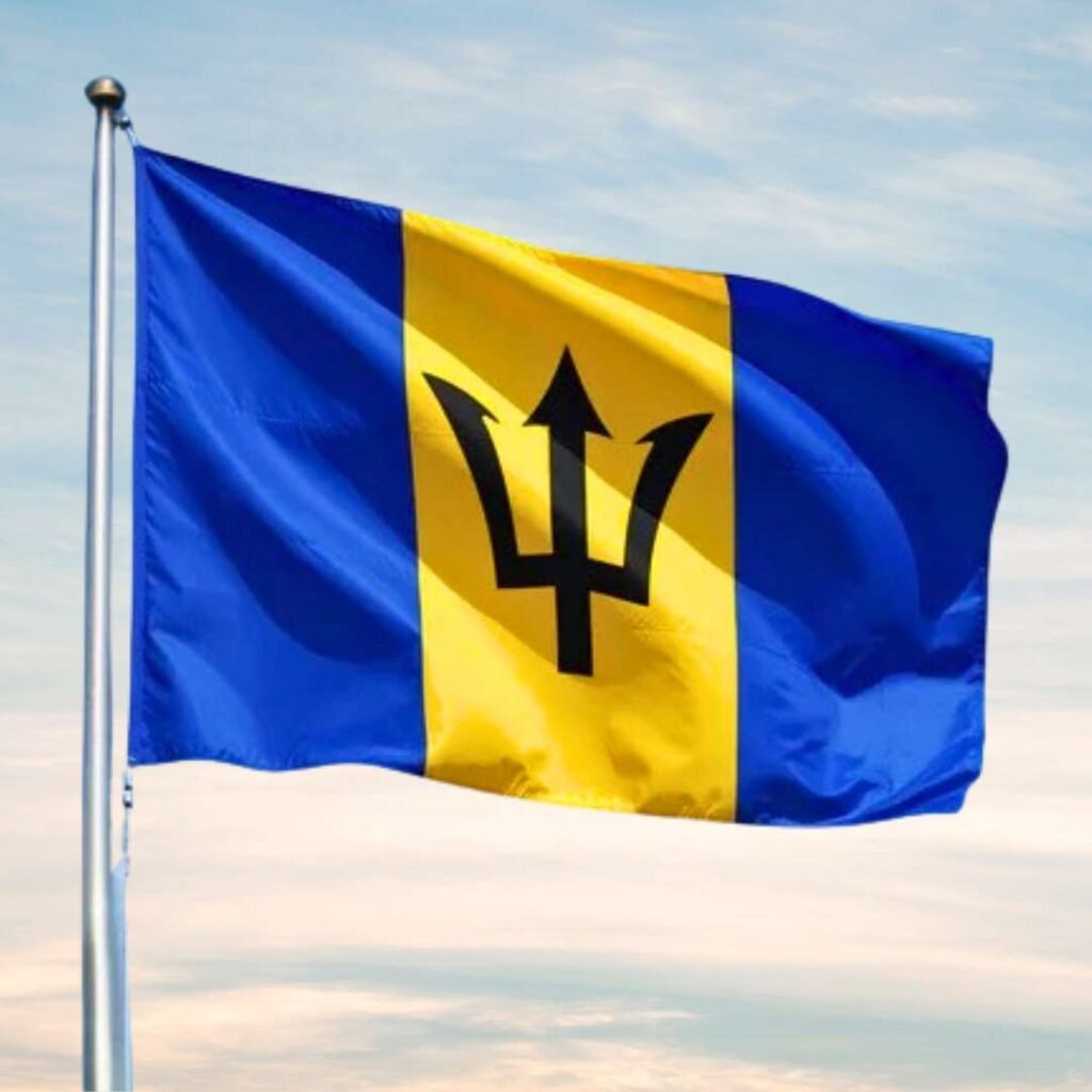 Barbados Flag DP