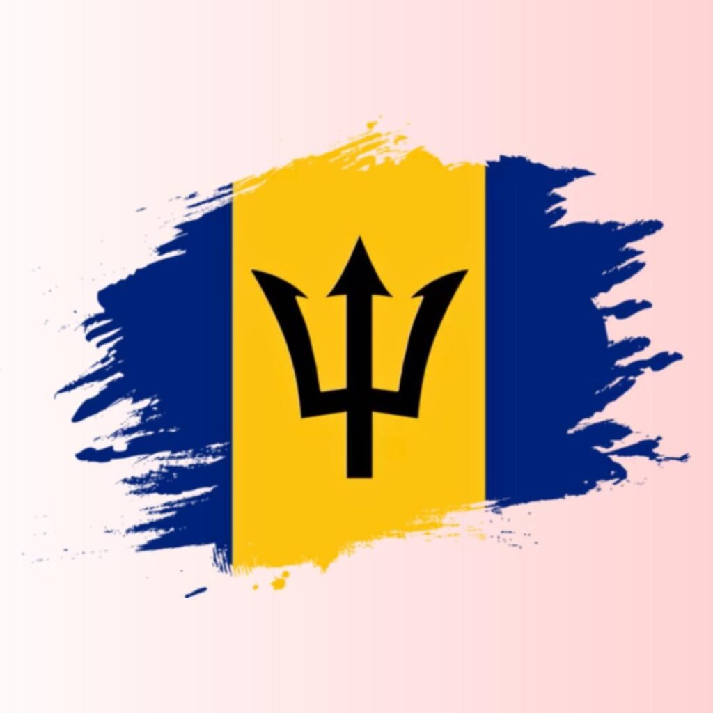 Barbados Flag DP