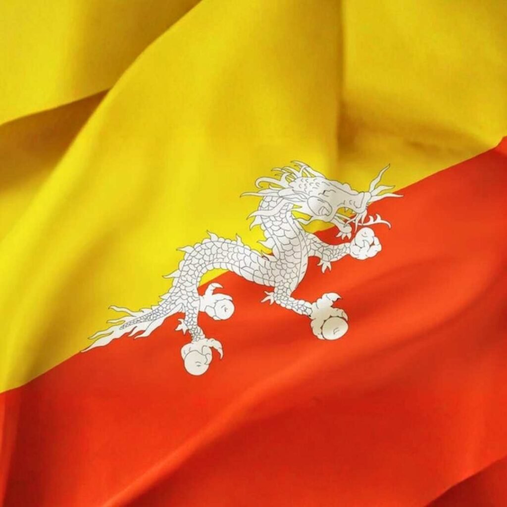 Bhutan Flag DP