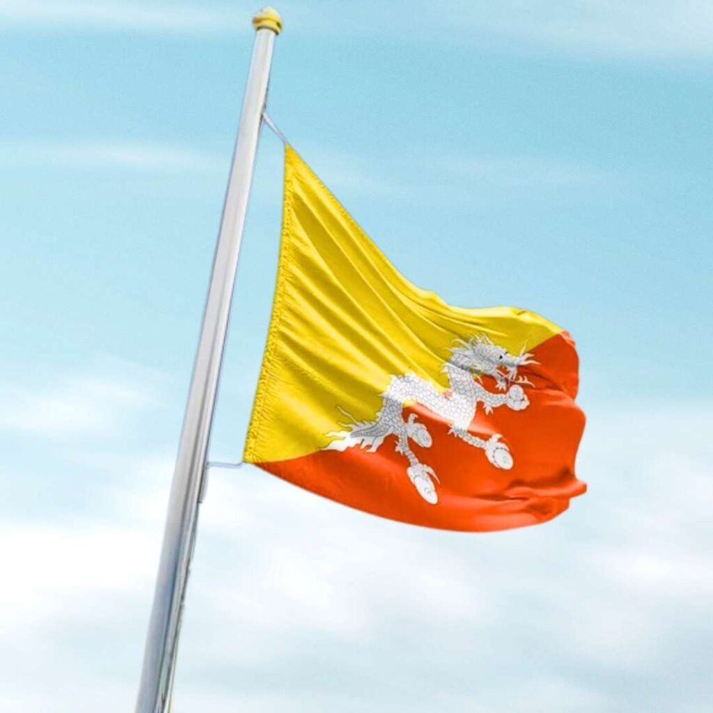 Bhutan Flag DP