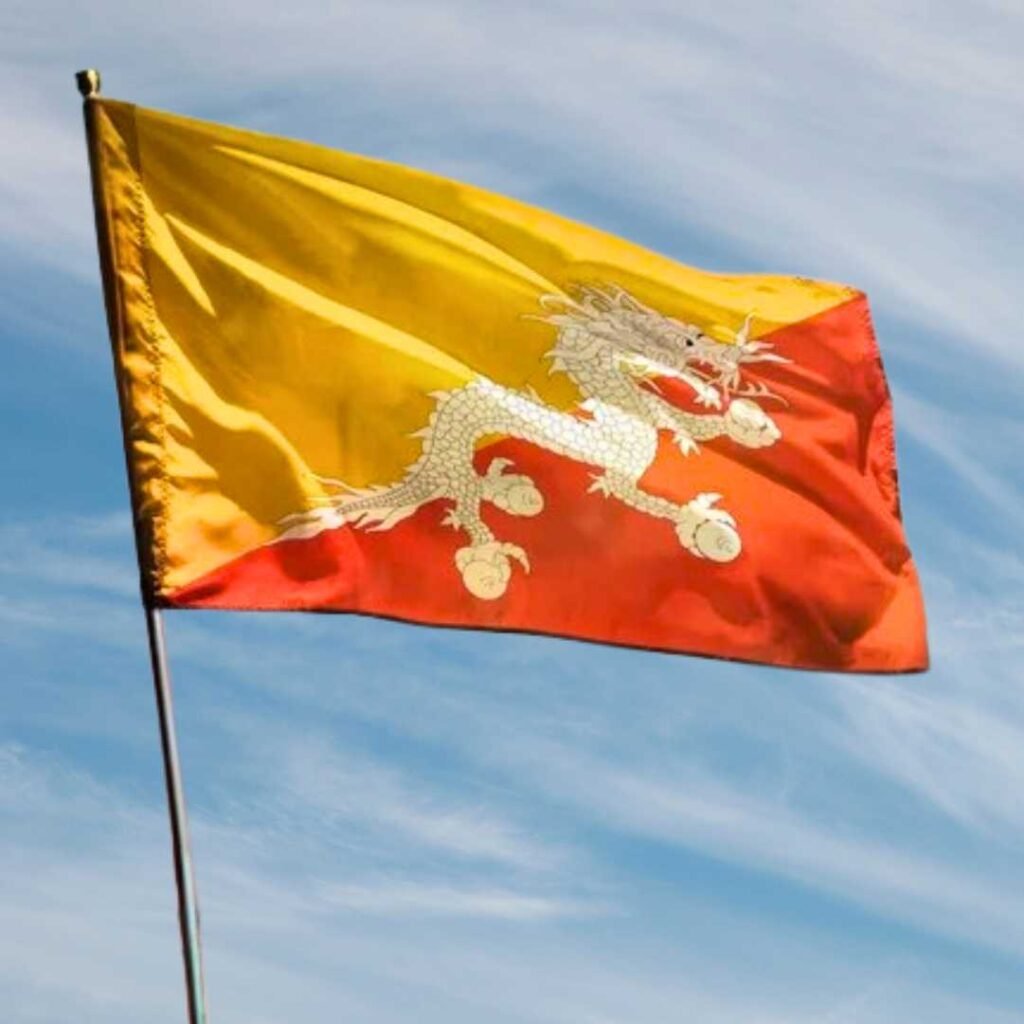Bhutan Flag DP