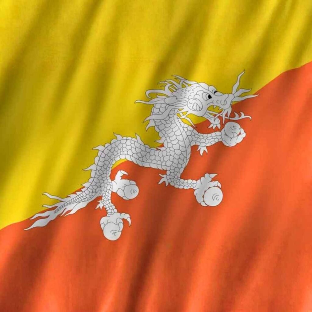 Bhutan Flag DP