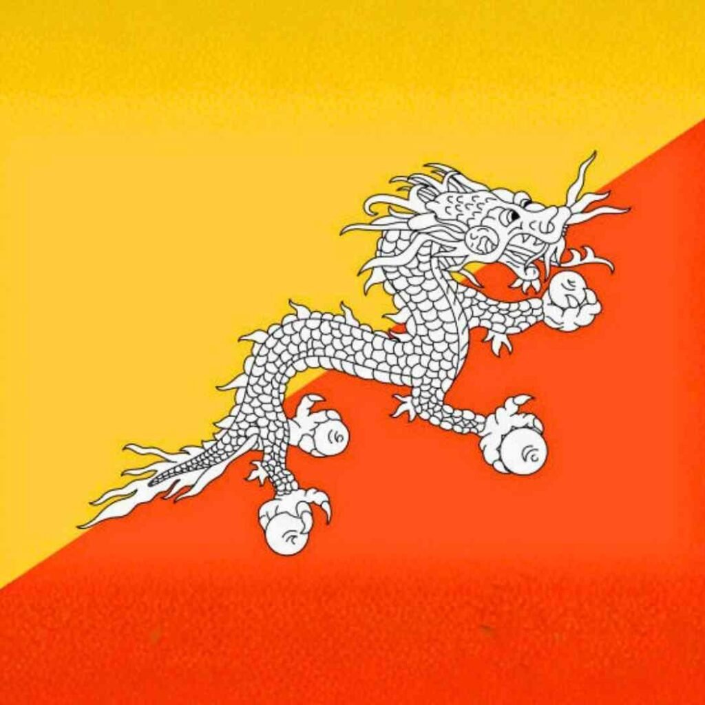 Bhutan Flag DP