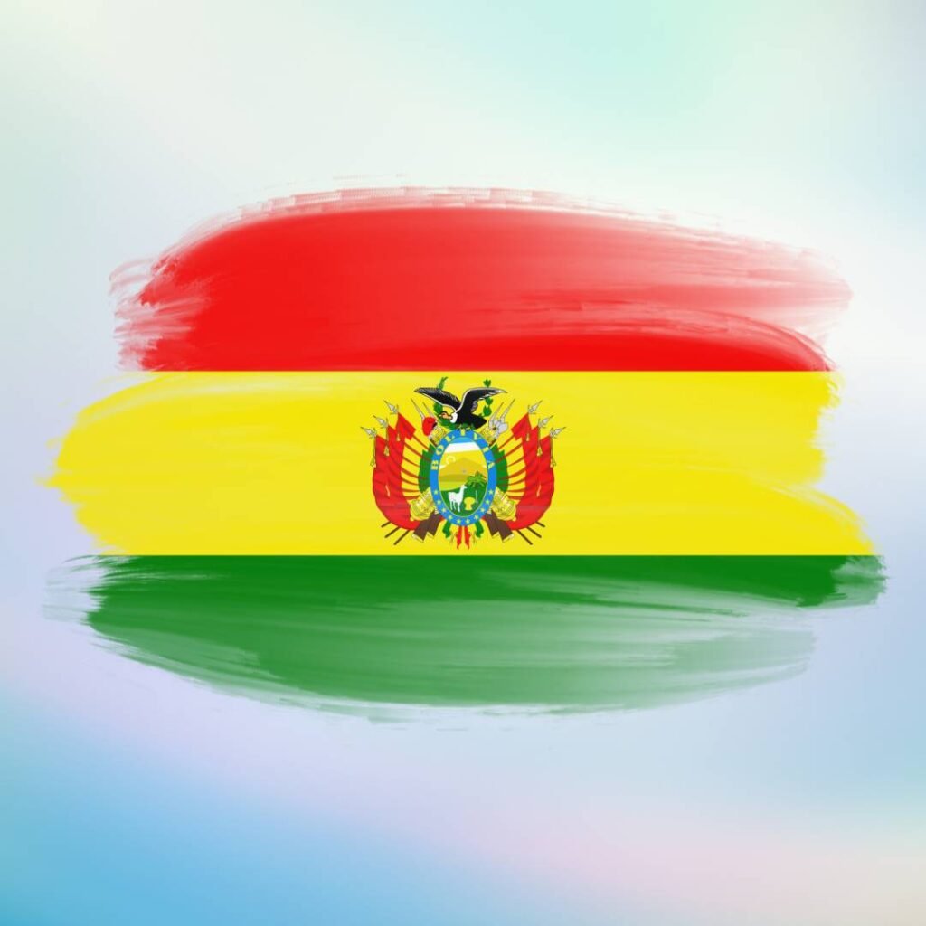 Bolivia Flag Drawing