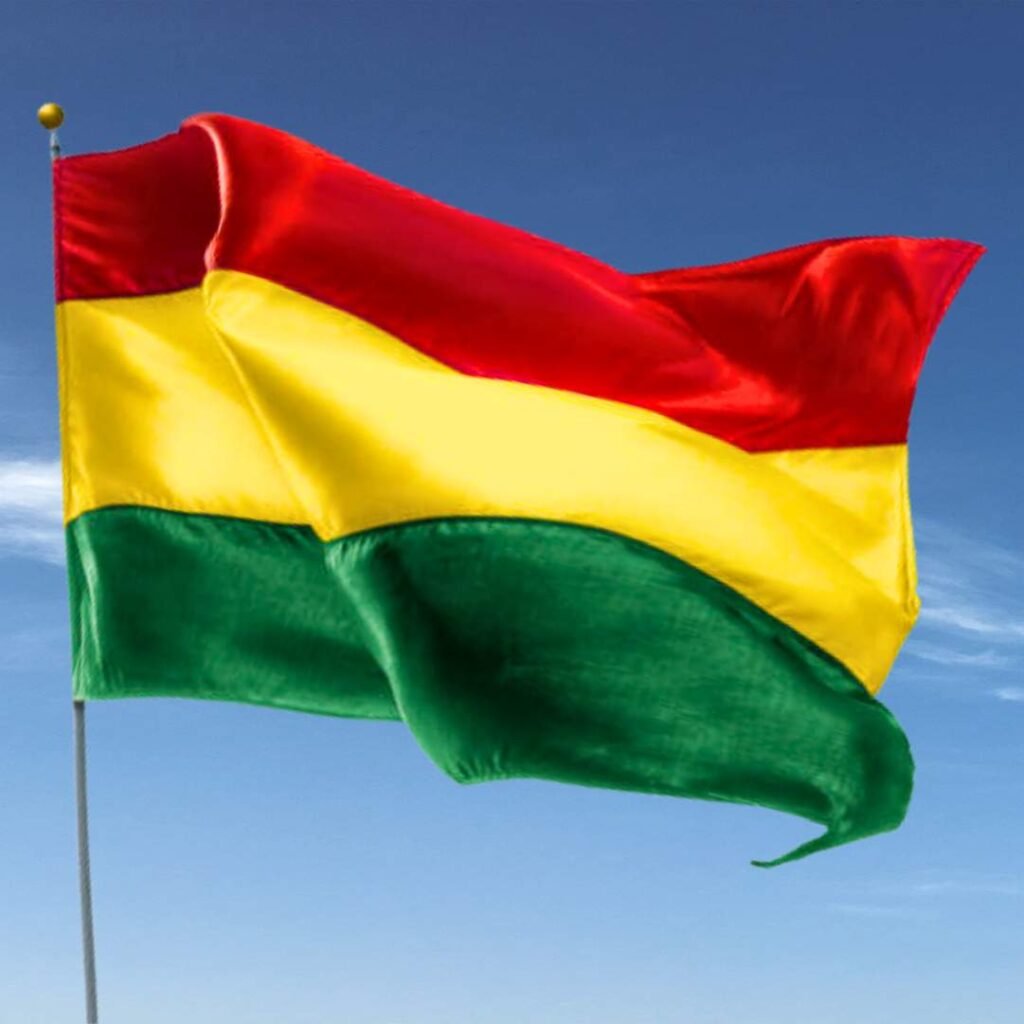 Bolivia Flag Drawing