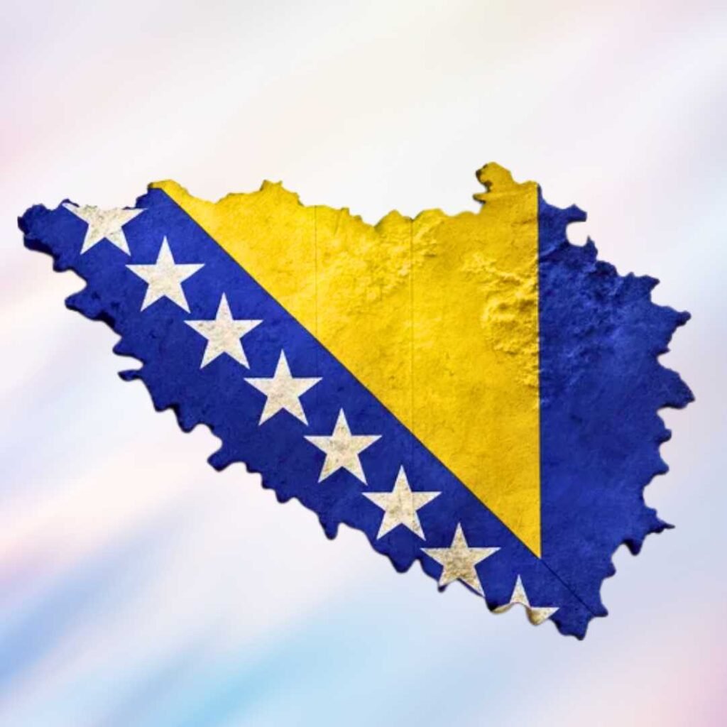 Bosnia Herzegovina Flag DP
