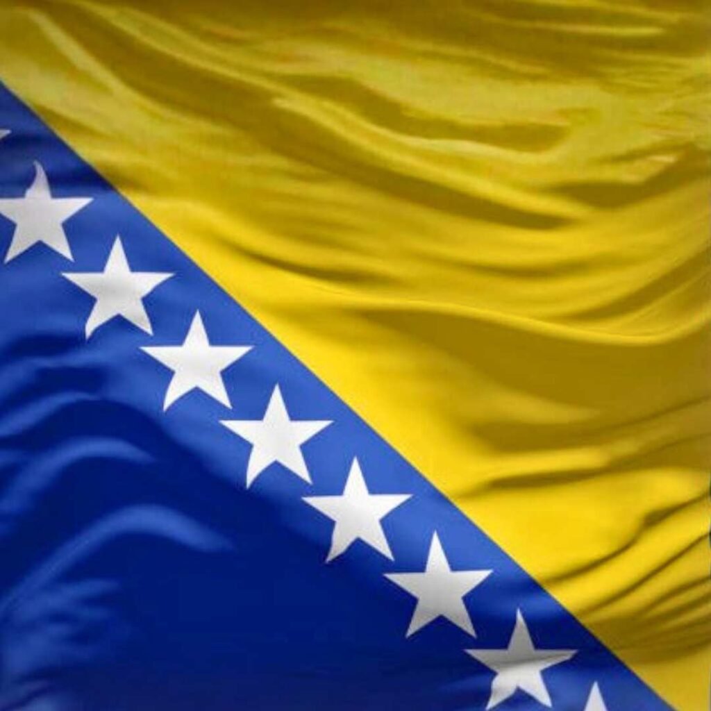 Bosnia Herzegovina Flag DP