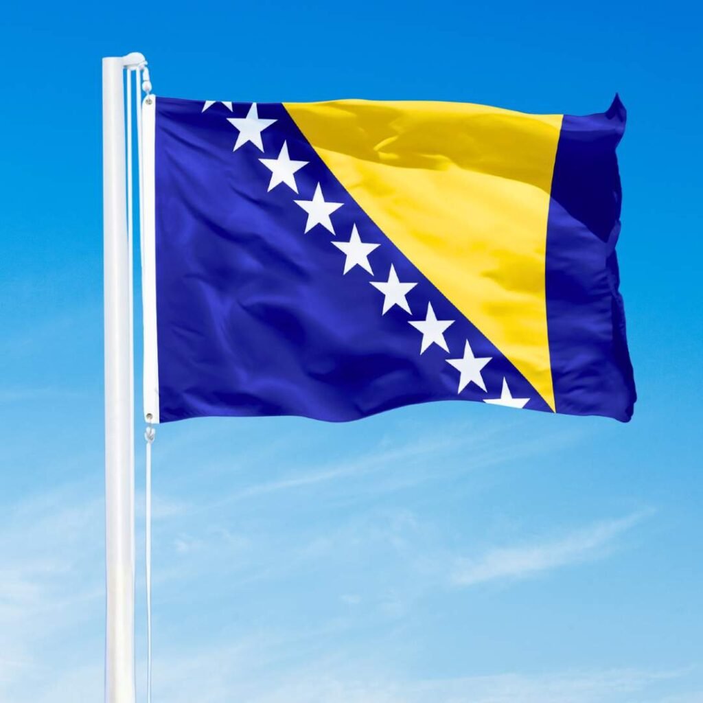 Bosnia Herzegovina Flag DP Photos