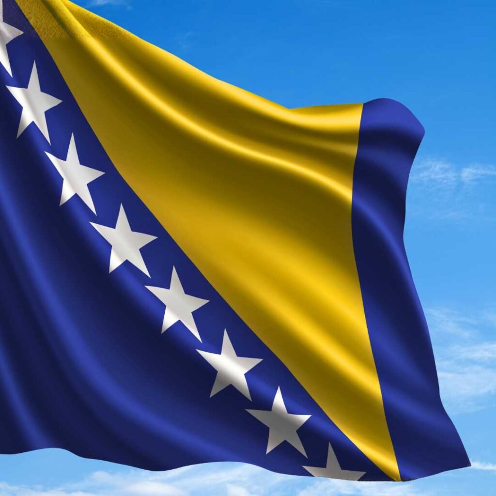 Bosnia Herzegovina Flag DP Photos