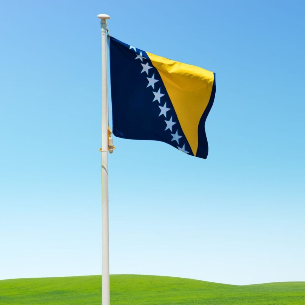 Bosnia Herzegovina Flag DP Photos