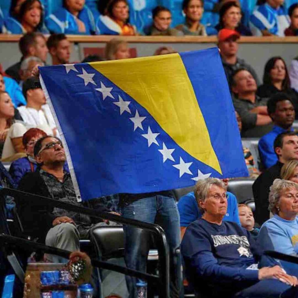 Bosnia Herzegovina Flag DP Photos