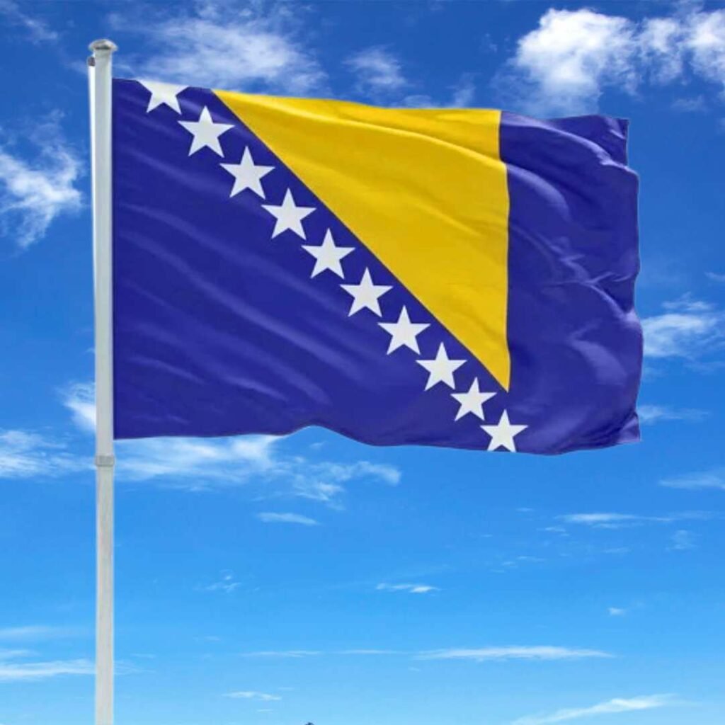 Bosnia Herzegovina Flag DP